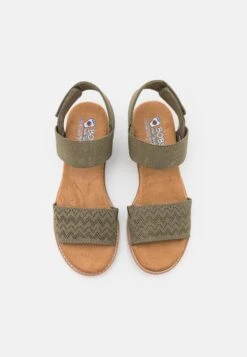 Skechers Desert Kiss - Sandalen Met Sleehak - Olive -Skechers Schoen 04224c95361f457bb5321cc94b2e12c1