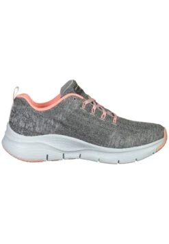 Arch Fit Comfy Wave- Sportieve Veterschoenen - Gray Knit / Pink Trim 13 Arch Fit Comfy Wave- Sportieve Veterschoenen - Gray Knit / Pink Trim -Skechers Schoen 07688c0076a44990b05998fb42e3f639