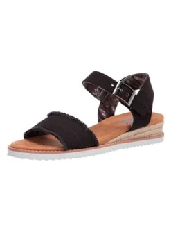 Skechers Desert Kiss Adobe Prin - Sandalen Met Sleehak - Black