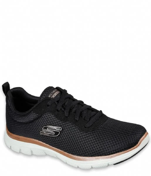 Skechers Flex Appeal 4.0 Brilliant V Black Rose Gold 2 Skechers Flex Appeal 4.0 Brilliant V Black Rose Gold - Afbeelding 2