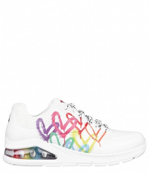 Skechers Uno 2 Floating Love White 1 Skechers Uno 2 Floating Love White