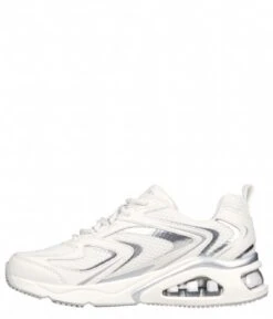 Skechers Tres-Air Vision-Airy White Silver -Skechers Schoen 177425 WSL 3 600