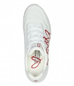 Skechers Uno Dripping In Love White Red -Skechers Schoen 177980 WRD 4 600