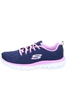 Skechers Graceful - Sneakers Laag - Blue/Light Pink