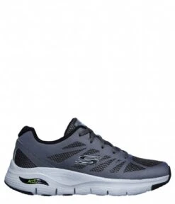 Skechers Arch Fit Charge Back Charcoal Black
