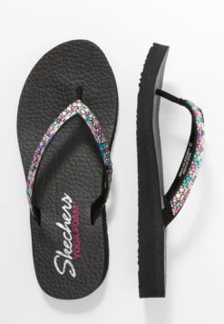 Skechers Meditation - Teensandalen - Black/Multicolor -Skechers Schoen 2371246d98524403951c61d9d8004fa6