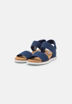 Skechers Desert Kiss - Sandalen Met Sleehak - Navy -Skechers Schoen 25bea65b9dc8486cb39140182d3b9060