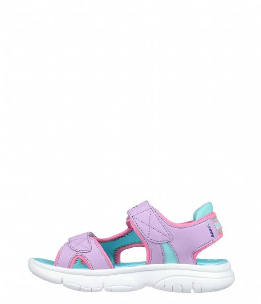 Skechers Flex Splash Girls Light Violet Turquoise 3 Skechers Flex Splash Girls Light Violet Turquoise - Afbeelding 3