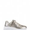 Skechers Kids Uno Lite Chrome Steps Gold