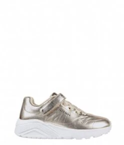 Skechers Kids Uno Lite Chrome Steps Gold