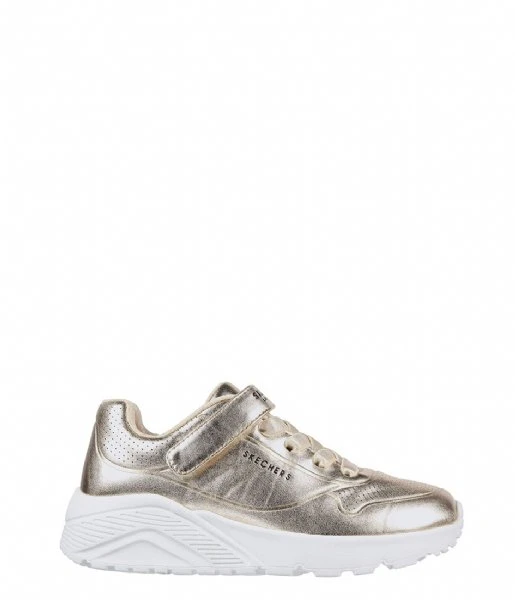 Skechers Kids Uno Lite Chrome Steps Gold 1 Skechers Kids Uno Lite Chrome Steps Gold
