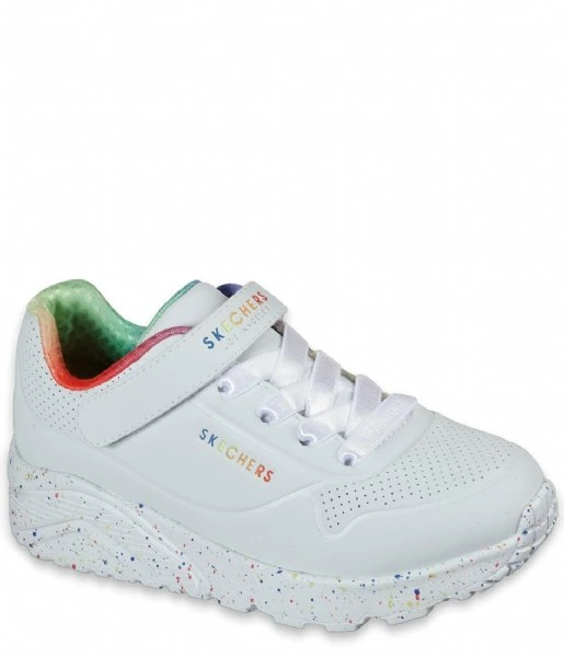 Skechers Uno Lite Rainbow Specks White Multi 1 Skechers Uno Lite Rainbow Specks White Multi
