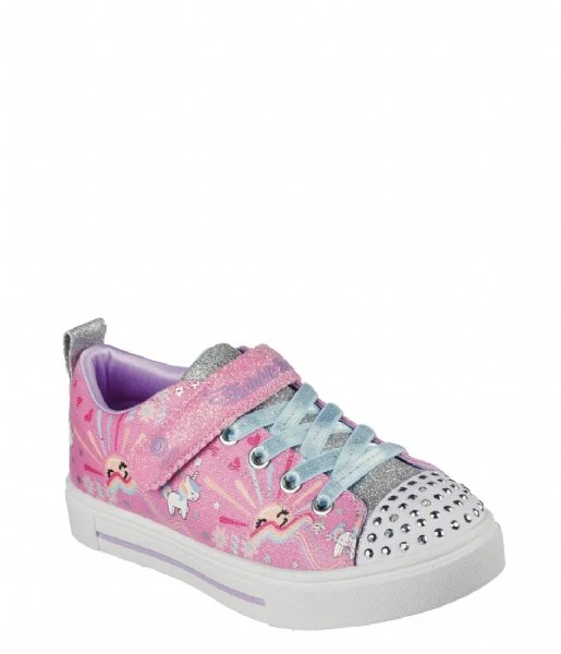 Skechers Twinkle Sparks -Unicorn Sunsh Pink Multi 2 Skechers Twinkle Sparks -Unicorn Sunsh Pink Multi - Afbeelding 2