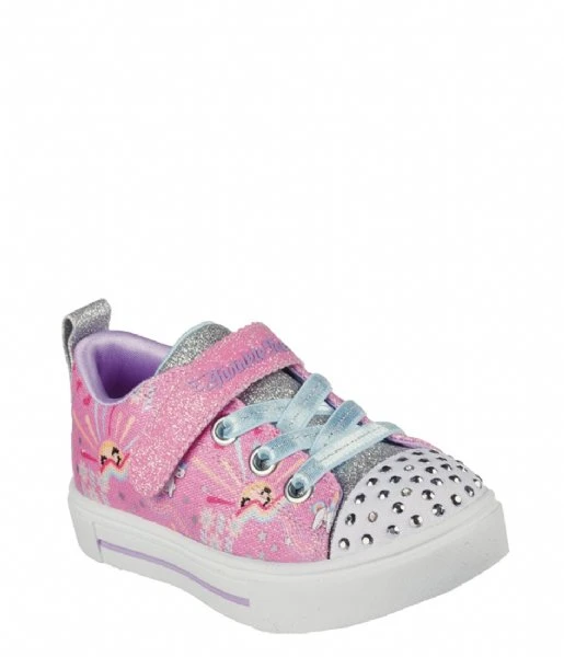 Skechers Twinkle Sparks -Unicorn Sunsh Pink Multi 2 Skechers Twinkle Sparks -Unicorn Sunsh Pink Multi - Afbeelding 2