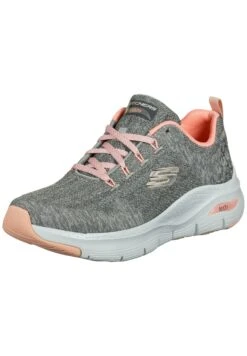 Arch Fit Comfy Wave- Sportieve Veterschoenen - Gray Knit / Pink Trim 9 Arch Fit Comfy Wave- Sportieve Veterschoenen - Gray Knit / Pink Trim -Skechers Schoen 321531a35efc49f38bd16dae69c5bf94
