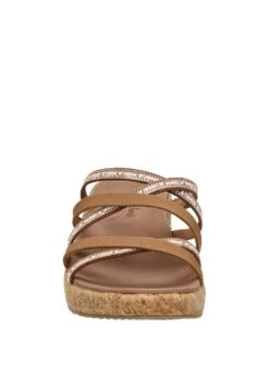 Skechers Beverlee Archfit- Muiltjes Met Hak - Beige -Skechers Schoen 3a49e7e52ac44b40a9c3ad0902abb2b9