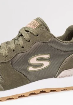 Skechers Sneakers Laag - Olive/Rose Gold -Skechers Schoen 485979cb6dfd4134b2b84fcd8d37ce35