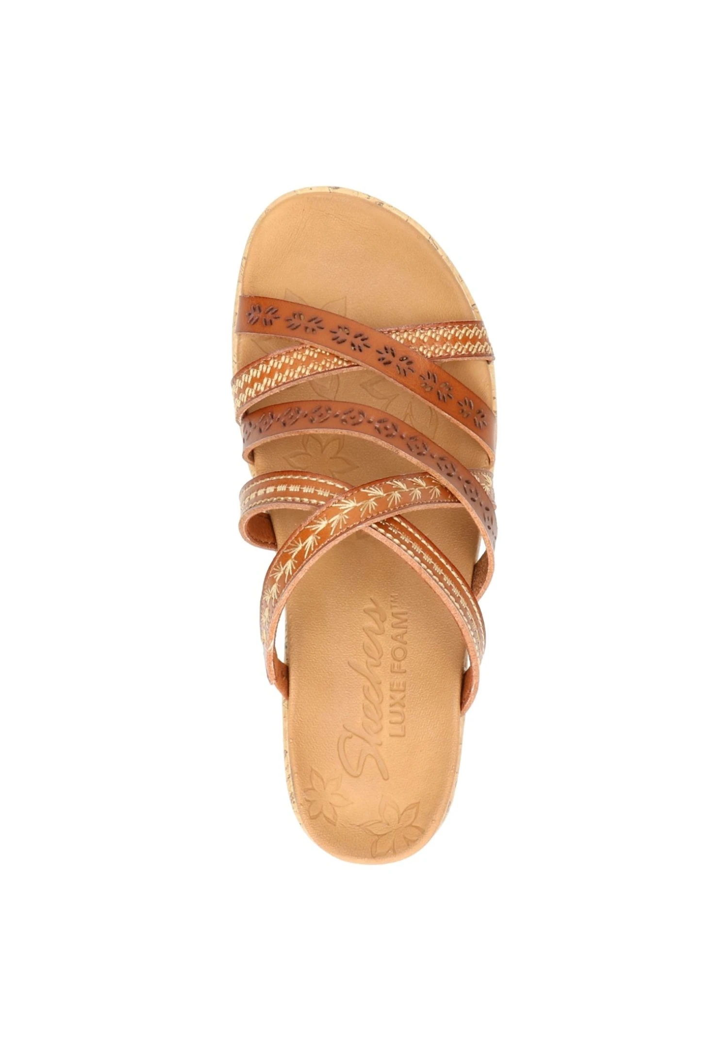 Skechers Pantoffels - Cognac 2 Skechers Pantoffels - Cognac - Afbeelding 2