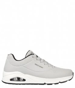 Skechers Uno Stand On Air Light Grey Black