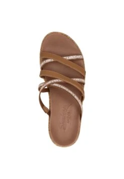 Skechers Beverlee Archfit- Muiltjes Met Hak - Beige -Skechers Schoen 5cddacb84ac7400c933ec42ea1f863d5