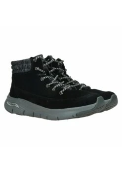 Skechers Arch Fit Smooth - Veterboots - Black -Skechers Schoen 5e2e359ba21a41aeb78a33712cbd3cc7