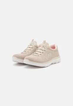 Summits - Instappers - Taupe/Light Pink -Skechers Schoen 63e20392c34846a6a651ae3fce542a21