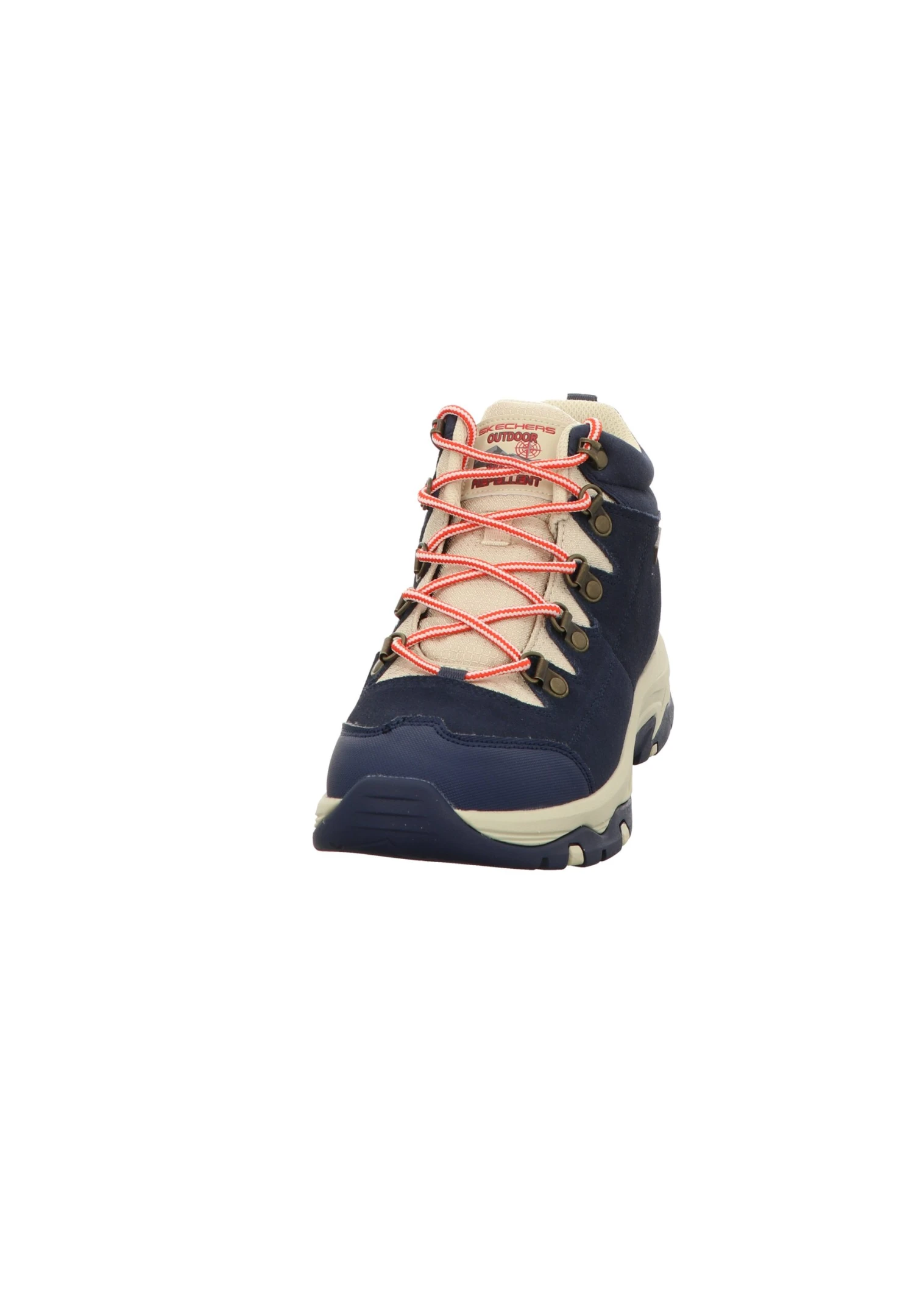 Skechers Trego - Snowboots- Navy Suede/ Natural Mesh 2 Skechers Trego - Snowboots- Navy Suede/ Natural Mesh - Afbeelding 2