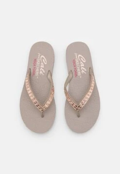 Skechers Meditation - Teensandalen - Taupe/Pink -Skechers Schoen 6b0713ed18c3460bbd5f001003daefd9