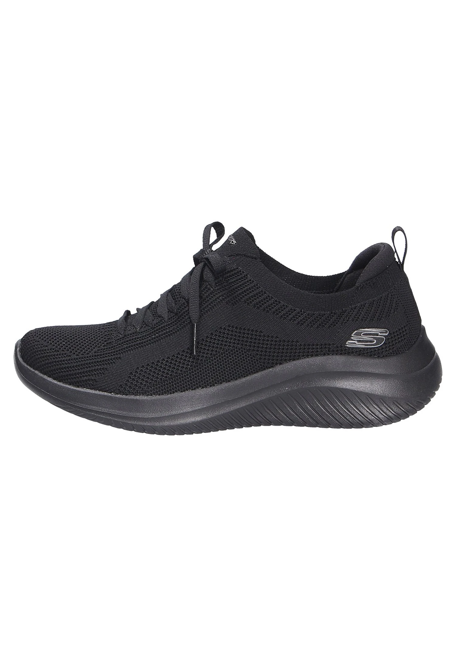 Ultra Flex- Sneakers Laag - Black Knit/Trim 1 Ultra Flex- Sneakers Laag - Black Knit/Trim