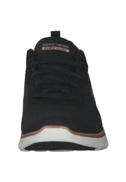 Flex Appeal 4.0 - Sneakers Laag - Black Mesh / Rose Gold Trim -Skechers Schoen 83db68af07f84a7d8de4be13cbdb14df