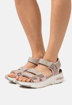 Arch Fit - Outdoorsandalen - Taupe Webbing/Pink Neoprene