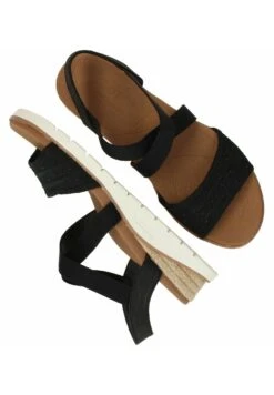 Skechers Arch Fit Beach Kiss-Boho Beyond - Sandalen Met Sleehak - Blk -Skechers Schoen 88e8552b19ff412cb322f38200f49df8