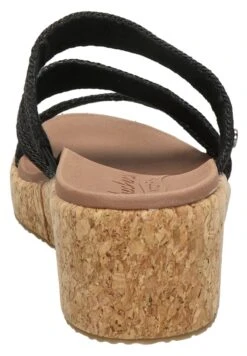 Skechers Archfit Beverly - Sandalen Met Sleehak - Zwart -Skechers Schoen 8cdffecfc30f4ab7b703d7f030e4fe26