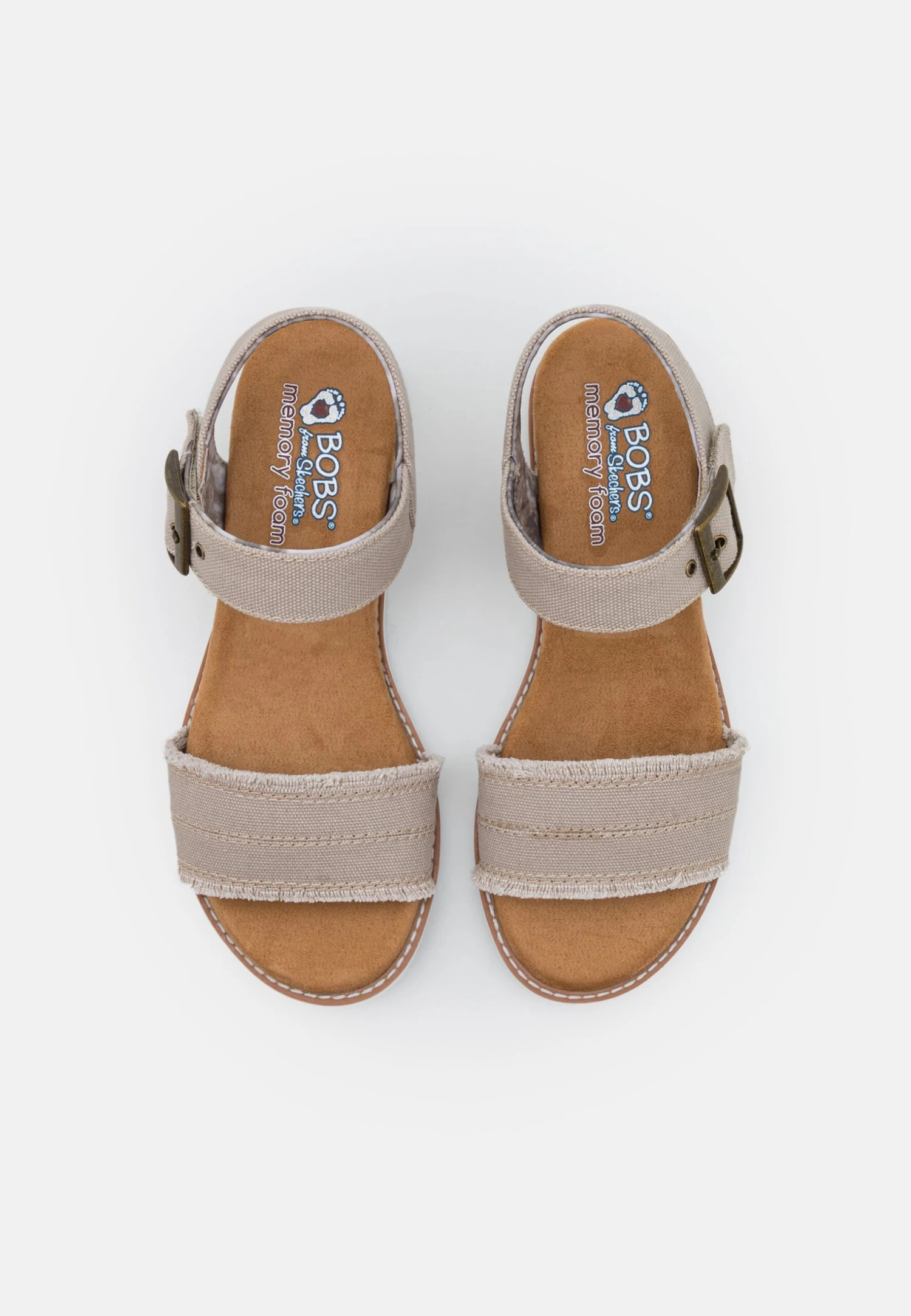Desert Kiss - Sandalen Met Sleehak - Taupe 6 Desert Kiss - Sandalen Met Sleehak - Taupe - Afbeelding 6