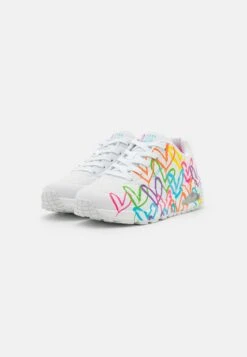 Uno - Sneakers Laag - White/Multi-Coloured -Skechers Schoen c3fd9c40af77498a99f9de961e581dfa