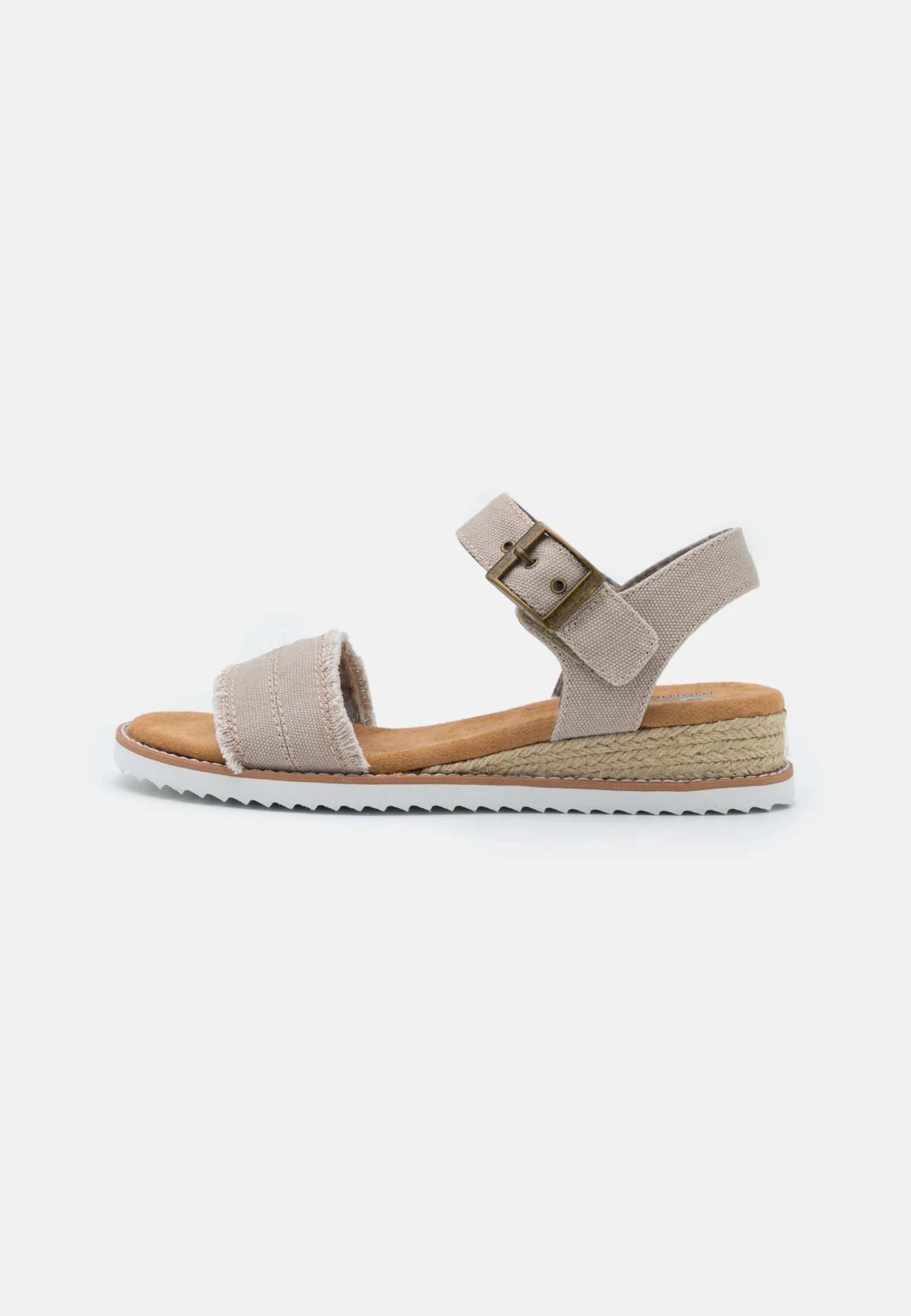 Desert Kiss - Sandalen Met Sleehak - Taupe 2 Desert Kiss - Sandalen Met Sleehak - Taupe - Afbeelding 2