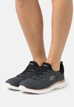 Summits - Sneakers Laag - Black/Rose Gold