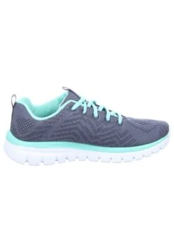 Skechers Graceful - Sneakers Laag - Grau -Skechers Schoen d7a9b3fdf82b4469ba5c3f9edda8130d