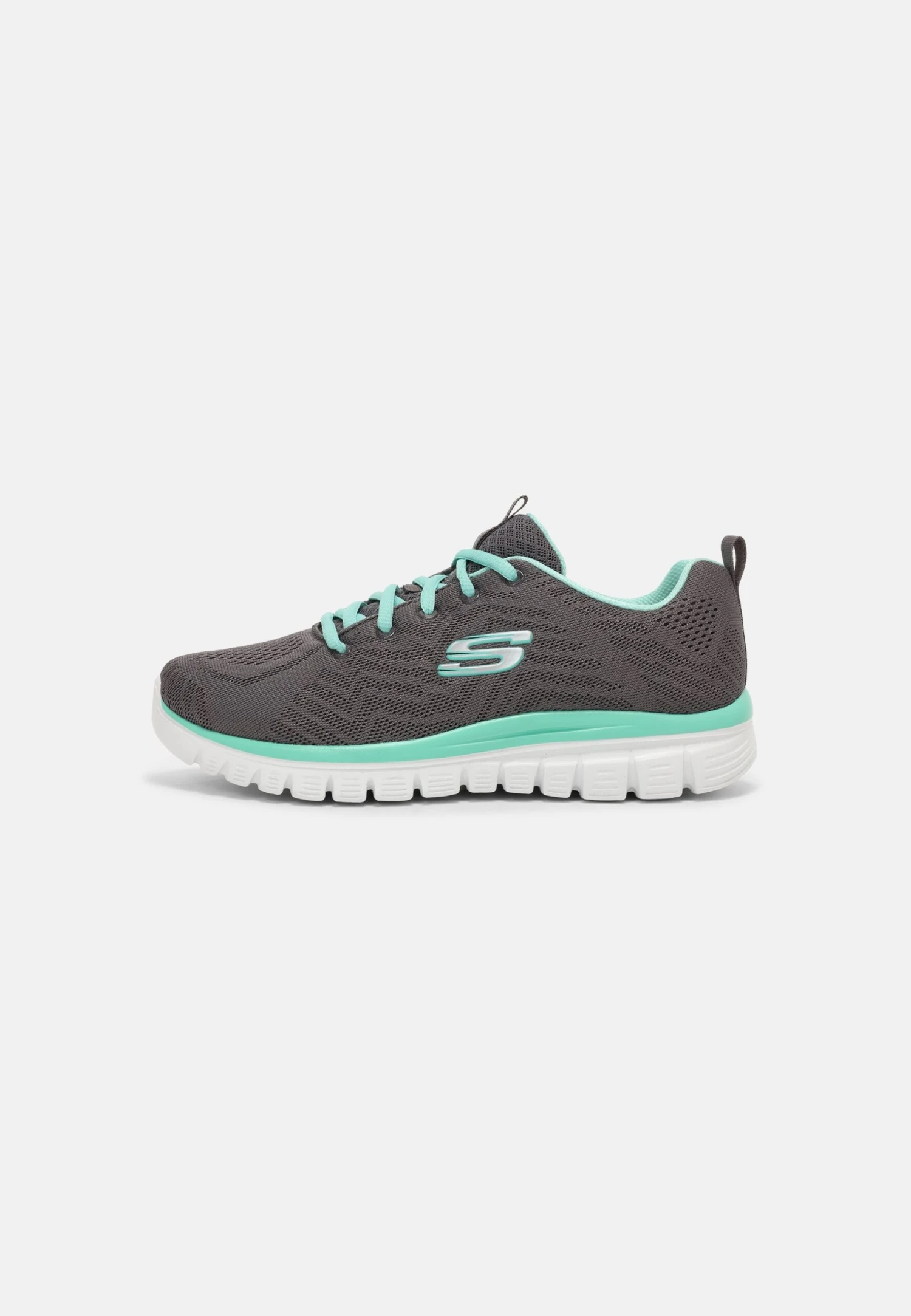 Graceful- Sneakers Laag - Charcoal/Green 2 Graceful- Sneakers Laag - Charcoal/Green - Afbeelding 2