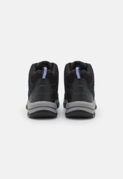 Skechers Trego - Korte Laarzen - Black/Lavender Trim -Skechers Schoen e13a9992c2f24649acf9166550218a2d