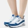 Uno - Sneakers Laag - Blue/White