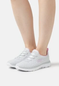 Summits - Sneakers Laag - Light Grey/Lavender Trim