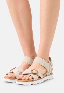 Skechers Desert Kiss Hi - Sandalen Met Sleehak - Natural