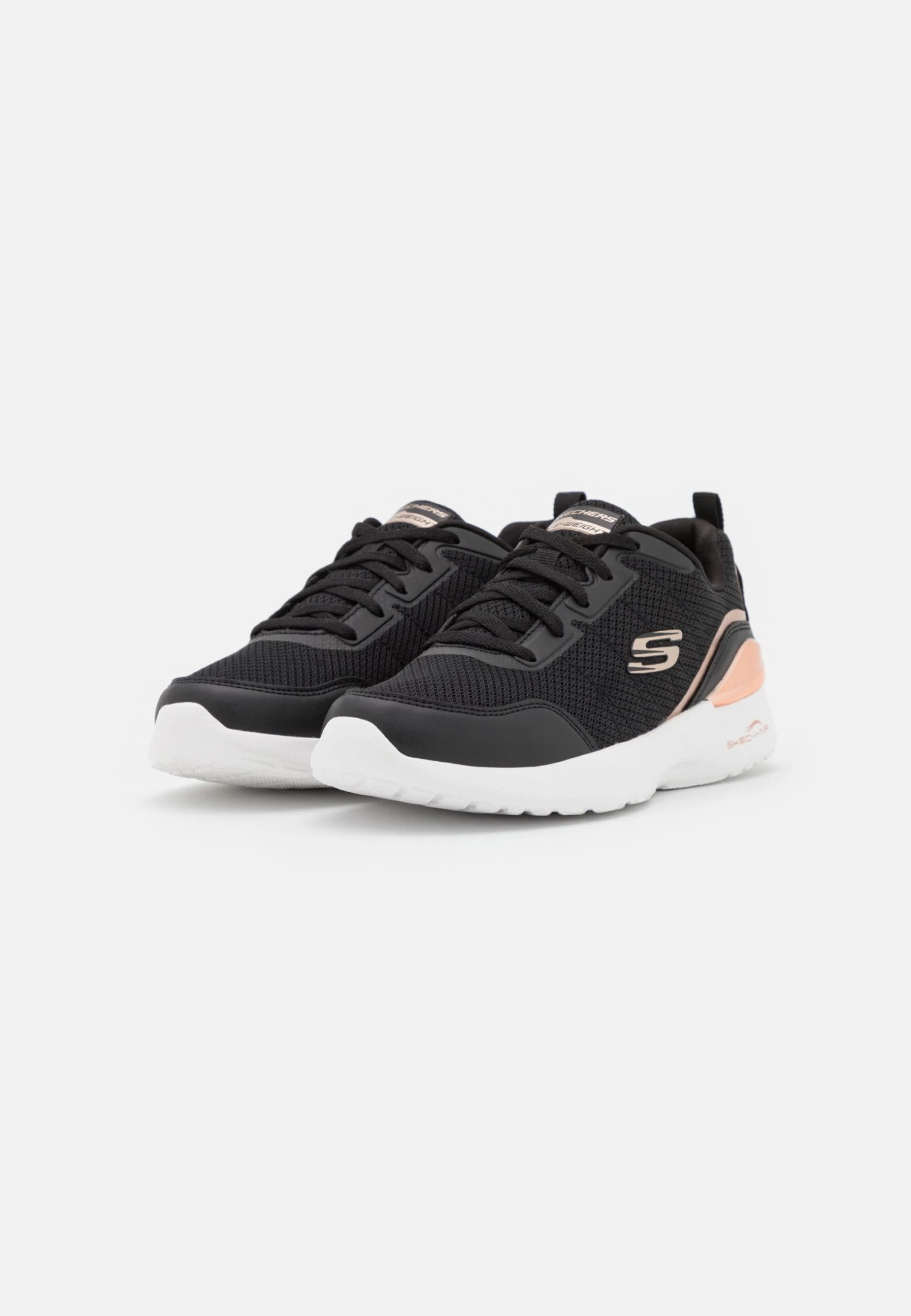 Skechers Skech Air Dynamight - Sneakers Laag - Black/Rose Gold 3 Skechers Skech Air Dynamight - Sneakers Laag - Black/Rose Gold - Afbeelding 3