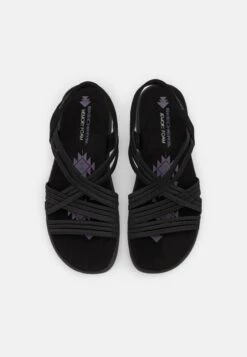 Skechers Reggae Slim Fit - Sandalen - Black Gore -Skechers Schoen f467279b442a468182134367ad21ef77